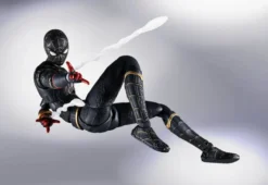 Spider-Man No Way Home S.H. Figuarts Actionfigur Spider-Man (Black & Gold Suit) Special Set