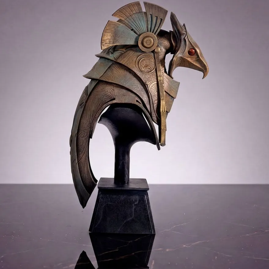 Stargate Desktop Replica Helm-Replik Horus Guard Helmet 15 cm