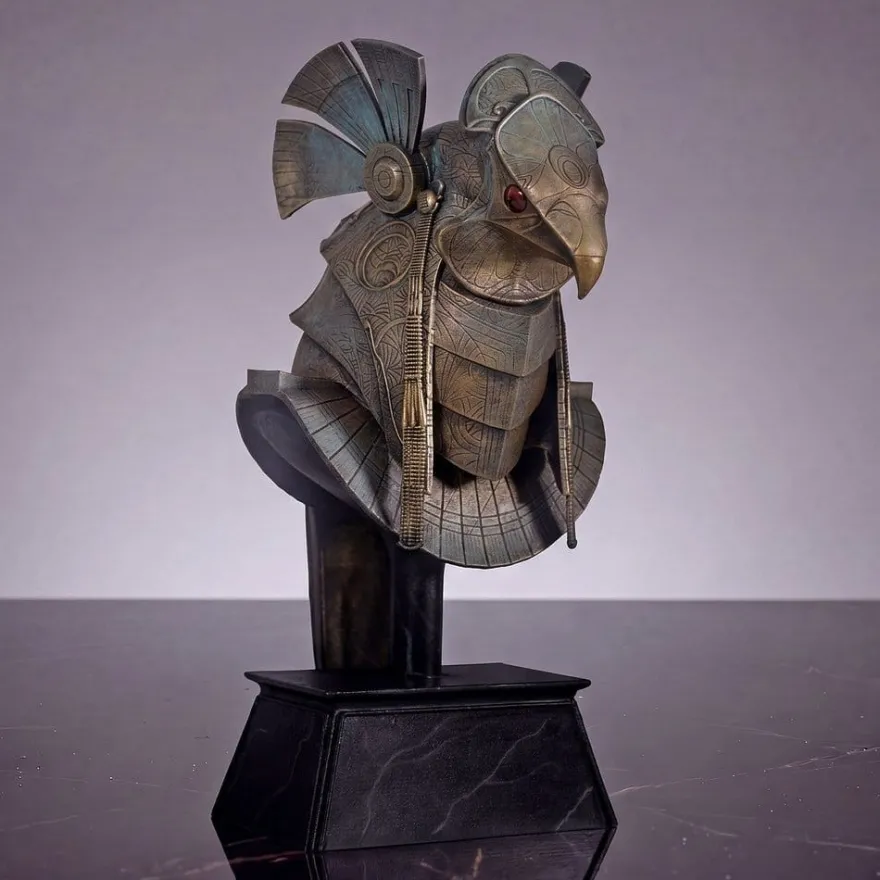 Stargate Desktop Replica Helm-Replik Horus Guard Helmet 15 cm
