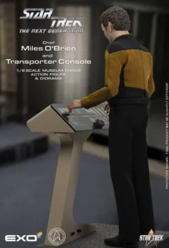 Star Trek: Das nächste Jahrhundert Actionfigur 1/6 Chief Miles O'Brien with Transporter Console