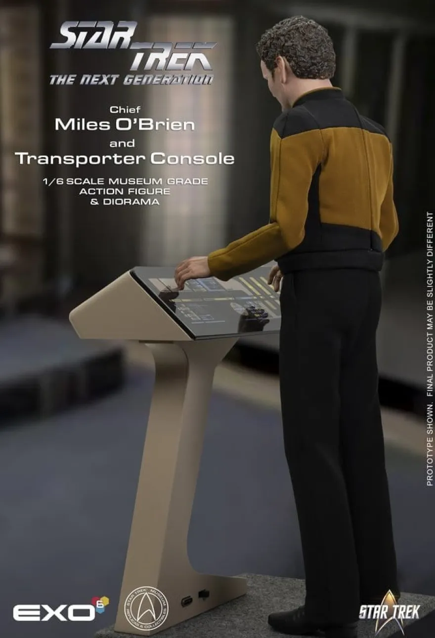 Star Trek: Das nächste Jahrhundert Actionfigur 1/6 Chief Miles O'Brien with Transporter Console