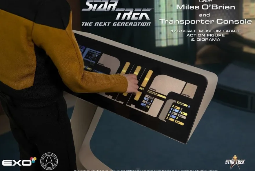 Star Trek: Das nächste Jahrhundert Actionfigur 1/6 Chief Miles O'Brien with Transporter Console
