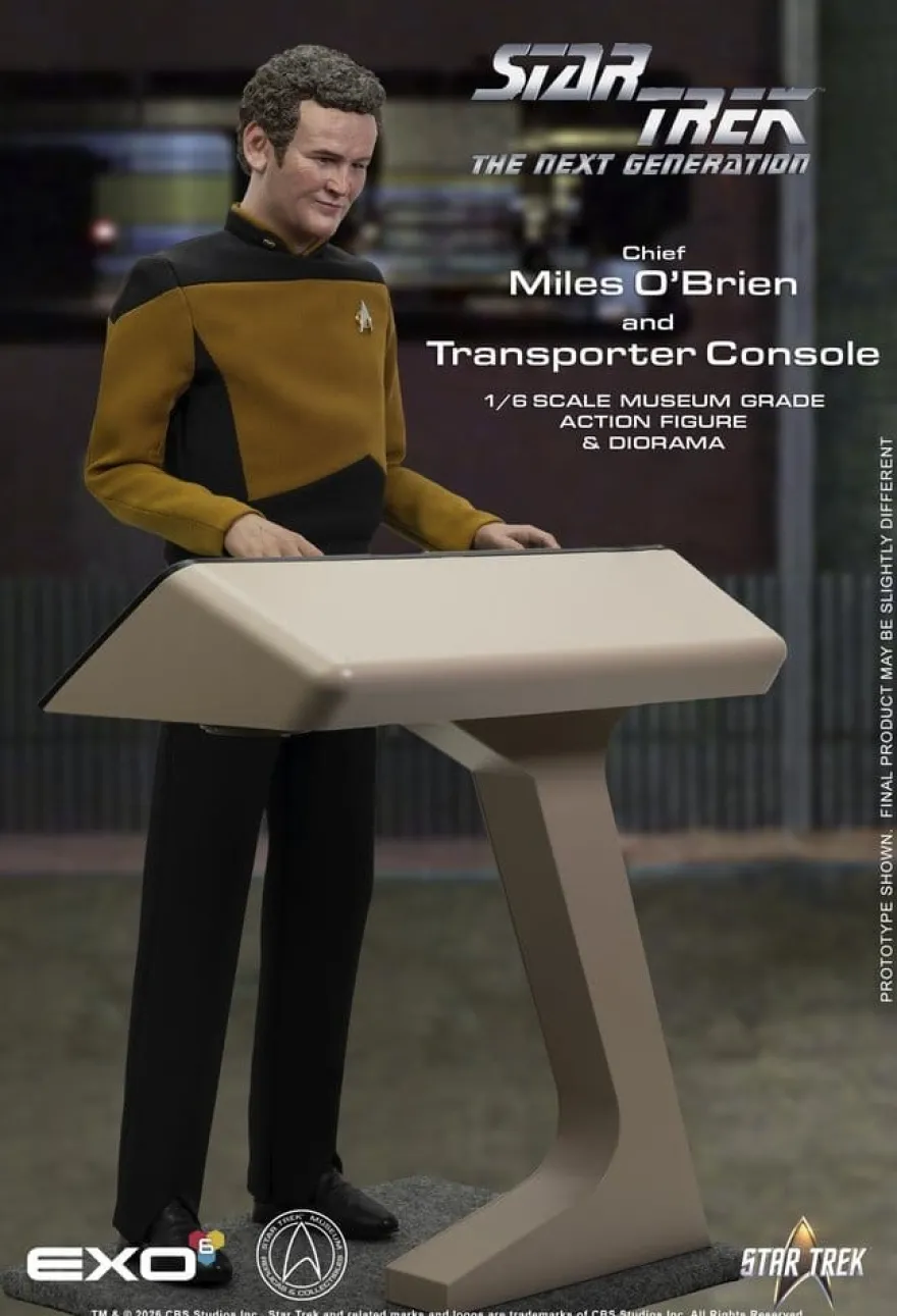 Star Trek: Das nächste Jahrhundert Actionfigur 1/6 Chief Miles O'Brien with Transporter Console