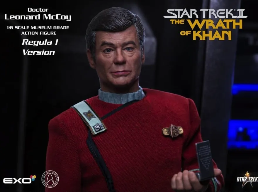 Star Trek II: Der Zorn des Khan Actionfigur 1/6 Dr. Leonard McCoy Regula I Version 30 cm