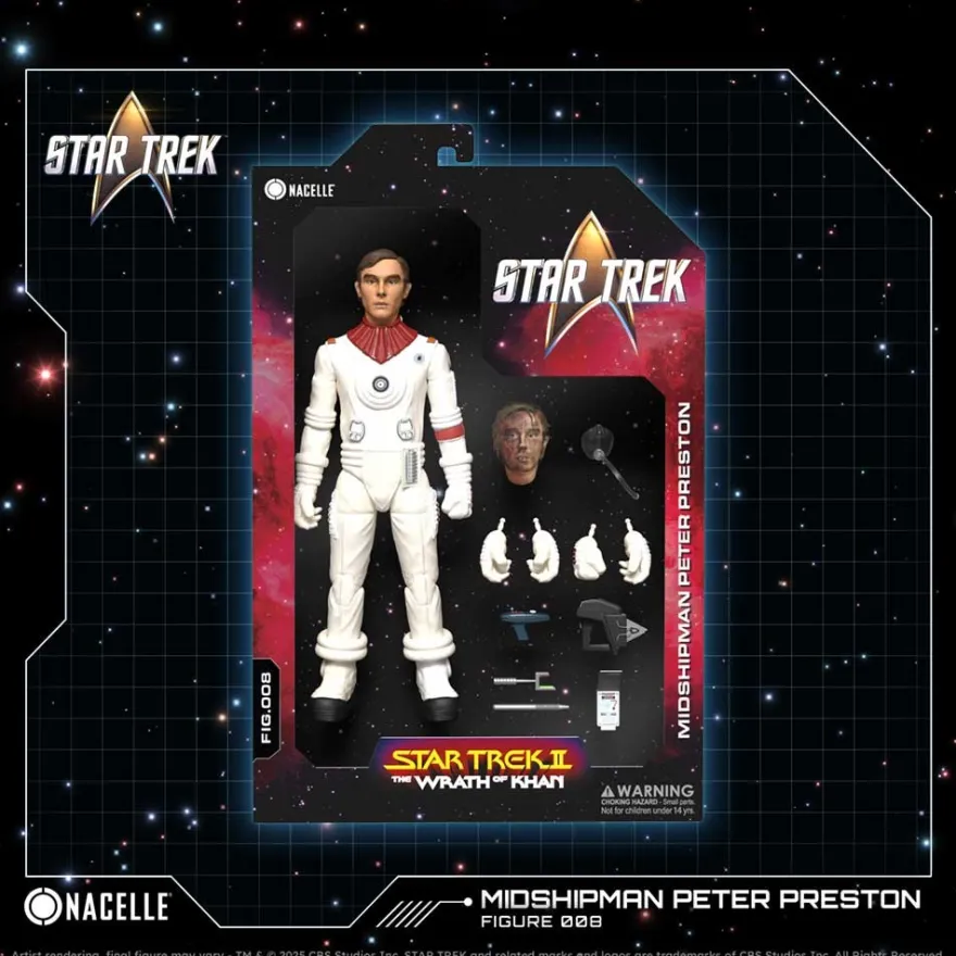 Star Trek II Der Zorn des Khan Peter Preston Actionfigur 16,2 cm
