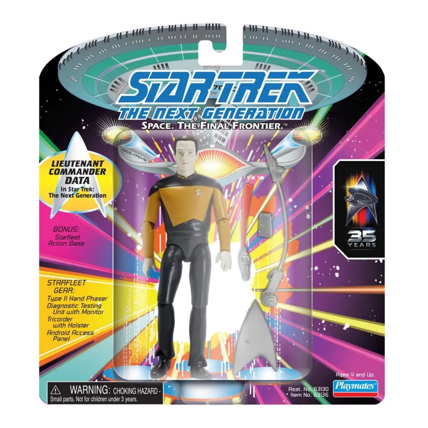 Star Trek Next Generation Classic Actionfigur Lieutenant Data