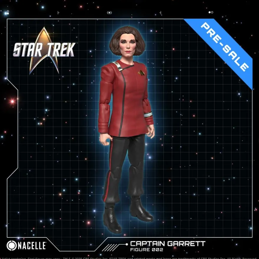 Star Trek The Next Generation Captain Garrett Actionfigur 16,2 cm