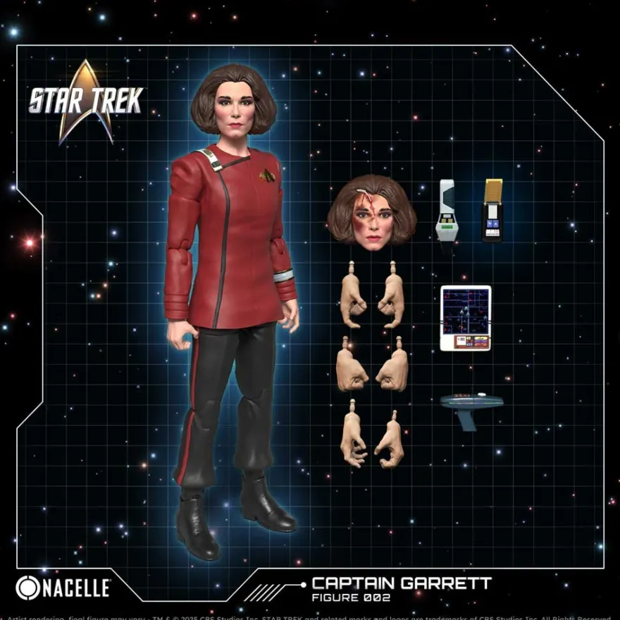 Star Trek The Next Generation Captain Garrett Actionfigur 16,2 cm