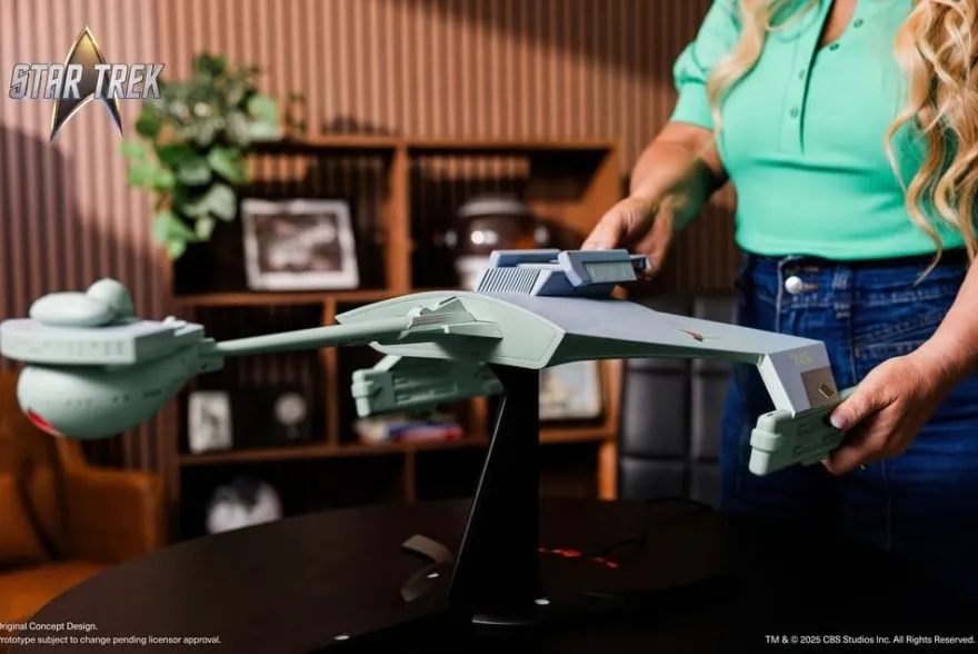 Star Trek TOS DieCast Replik 1/350 Klingon D7 Battle Cruiser Original Concept Design 66 cm