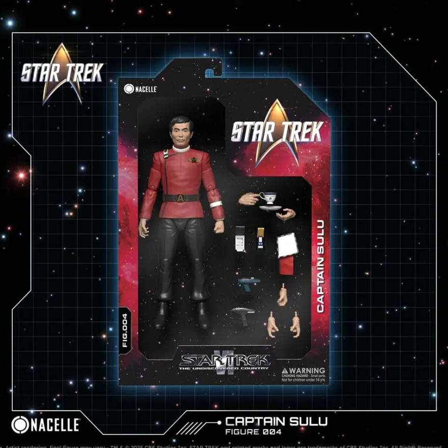 Star Trek VI Das unentdeckte Land Captain Sulu Actionfigur 16,2 cm