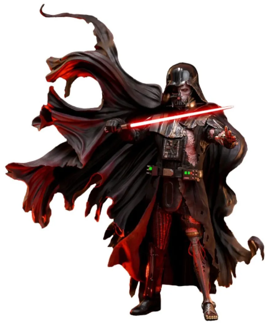 Star Wars Actionfigur 1/6 Darth Vader (Battle Damaged) Deluxe Version 35 cm
