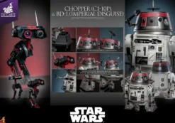 Star Wars Actionfigur Set 1/6 Chopper C1-10P & BD-1 (Imperial Disguise) Hot Toy Exclusive