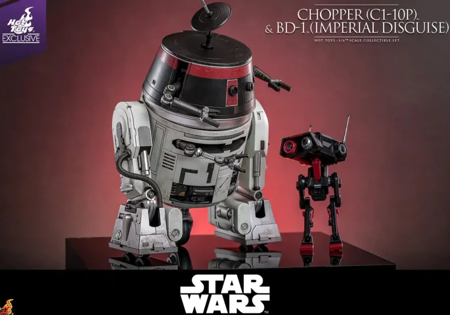 Star Wars Actionfigur Set 1/6 Chopper C1-10P & BD-1 (Imperial Disguise) Hot Toy Exclusive