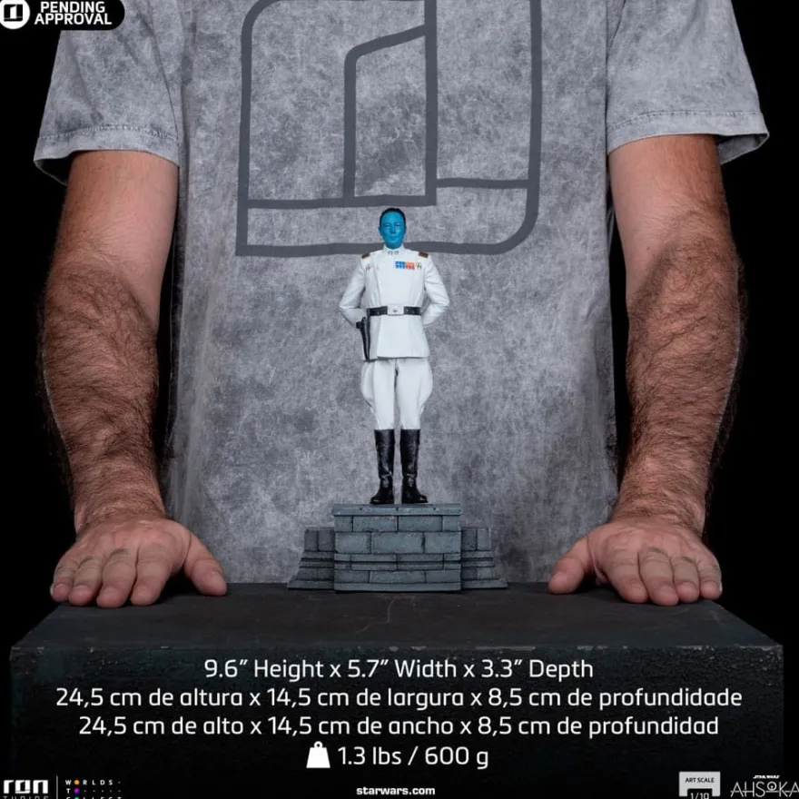 Star Wars Ahsoka Art Scale Statue 1:10 Grand Admiral Thrawn 25 cm