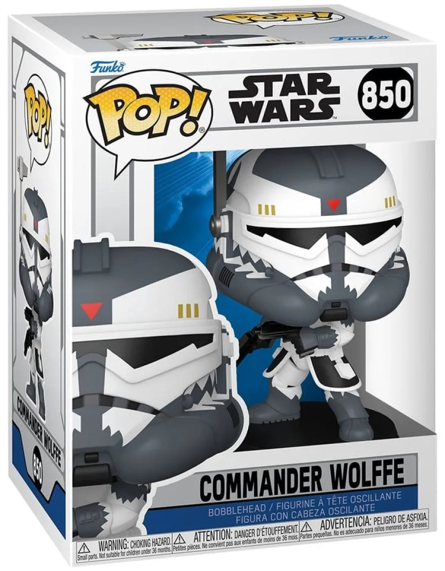 Star Wars Animation POP! Vinyl Figur Comm Wolffe 9 cm