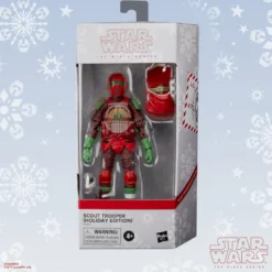 Star Wars Black Series Actionfigur 15 cm Scout Trooper (Holiday Edition)