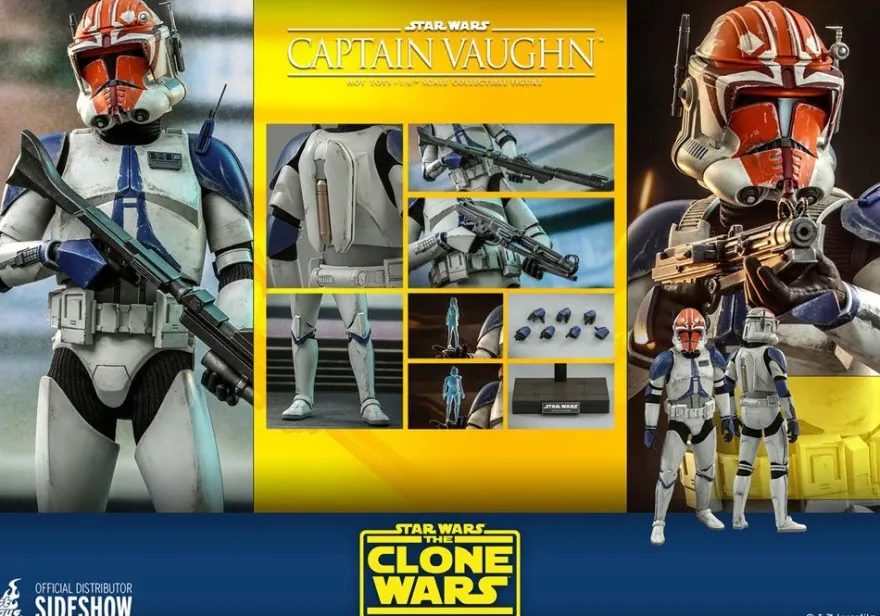 Star Wars Clone Wars Television Masterpiece Actionfigur 1/6 Captain Vaughn