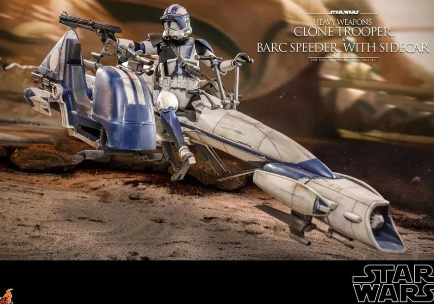 Star Wars Clone Wars Television Masterpiece Actionfiguren-Set 1/6 Heavy Weapons Clone Trooper & BARC