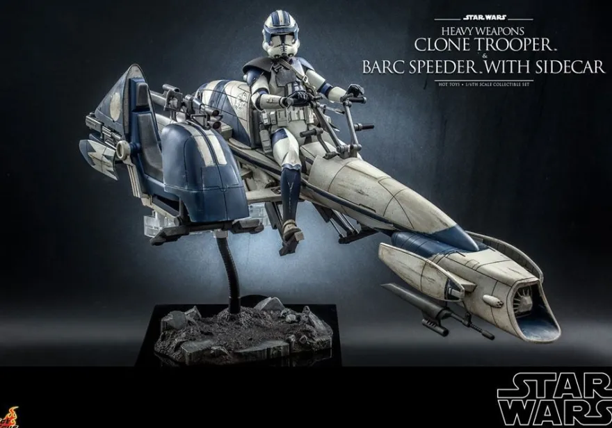 Star Wars Clone Wars Television Masterpiece Actionfiguren-Set 1/6 Heavy Weapons Clone Trooper & BARC