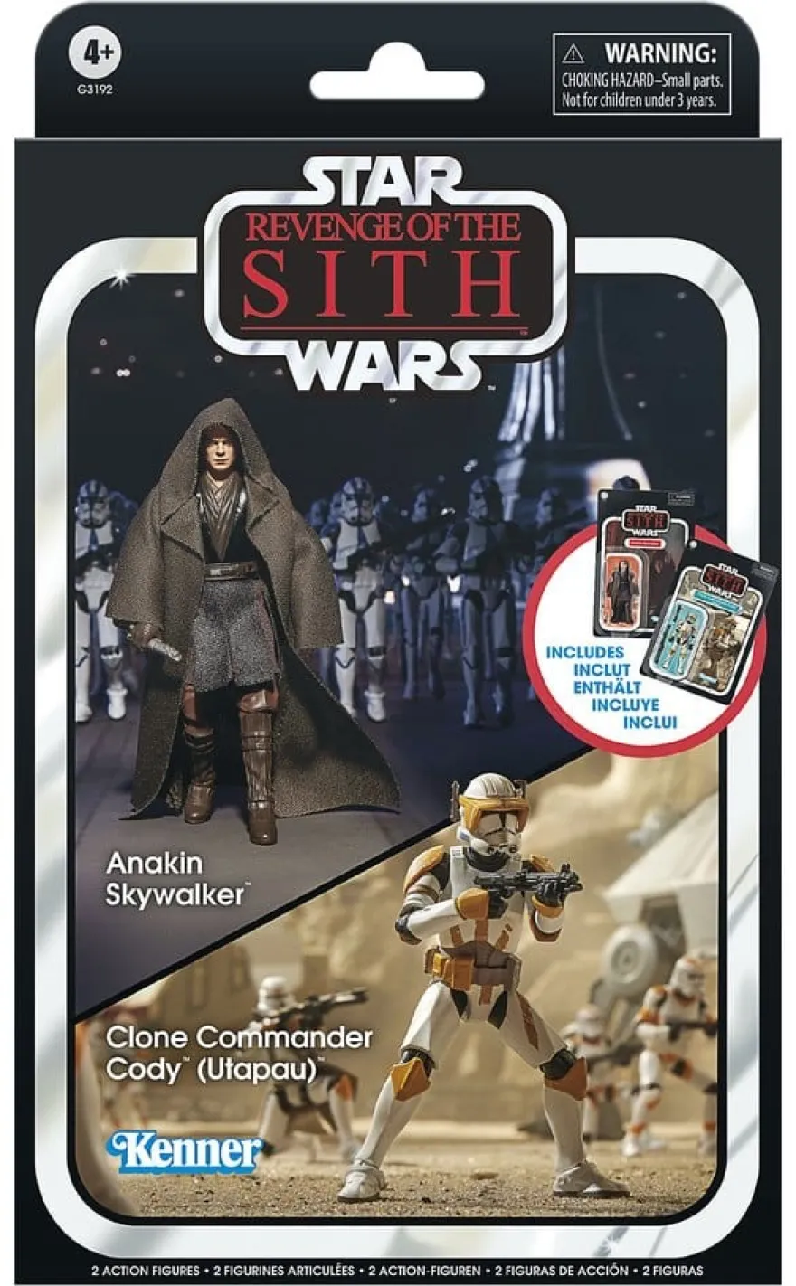 Star Wars Episode III Vintage Collection 2er-Pack Anakin Skywalker & Clone Commander Cody (Utapau)