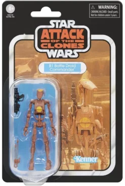 Star Wars Episode II Vintage Collection Actionfigur B1 Battle Droid Commander 10 cm