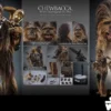 Star Wars Episode V Movie Masterpiece Actionfigur 1/6 Chewbacca with Disassembled C-3PO 36 cm