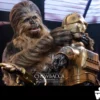 Star Wars Episode V Movie Masterpiece Actionfigur 1/6 Chewbacca with Disassembled C-3PO 36 cm