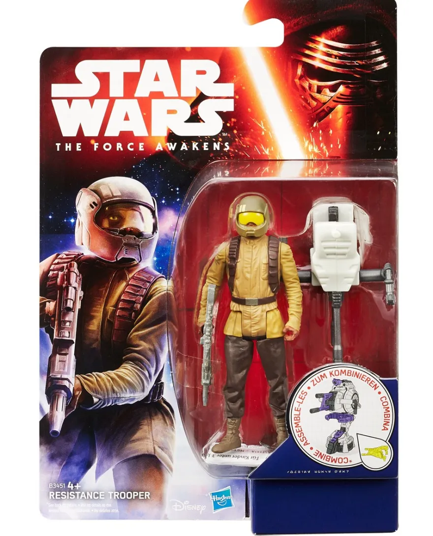 Star Wars Force Awaken Jungle/Space Actionfigur 10 cm Resistance Trooper