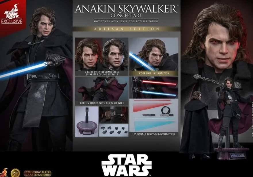 Star Wars III: Die Rache der Sith Movie Masterpiece 1/6 Anakin Skywalker Concept Art Artisan Edition