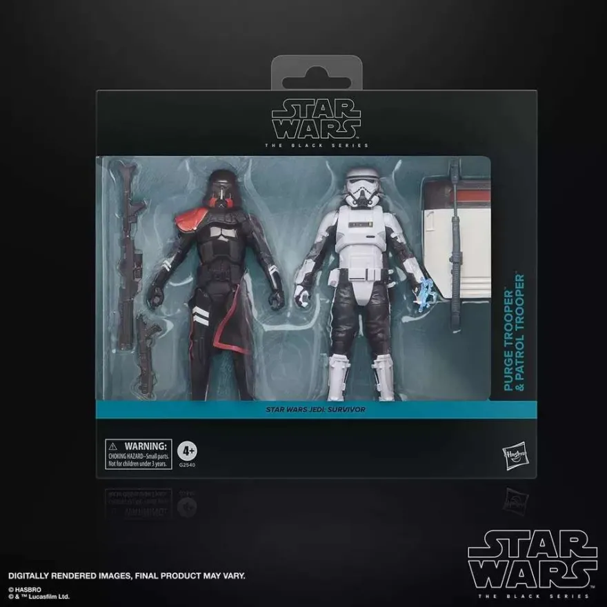 Star Wars Jedi: Survivor The Black Series Purge Trooper & Patrol Trooper Actionfiguren 15 cm