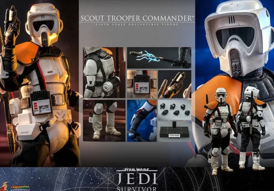 Star Wars Jedi Survivor Videogame Masterpiece Actionfigur 1/6 Scout Trooper Commander 30 cm