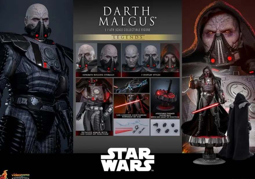 Star Wars Legends Videogame Masterpiece Actionfigur 1/6 Darth Malgus 34 cm