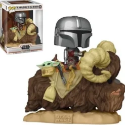 Star Wars Mandalorian Funko Pop! Vinylfigur Mandalorian & Child on Bantha 416
