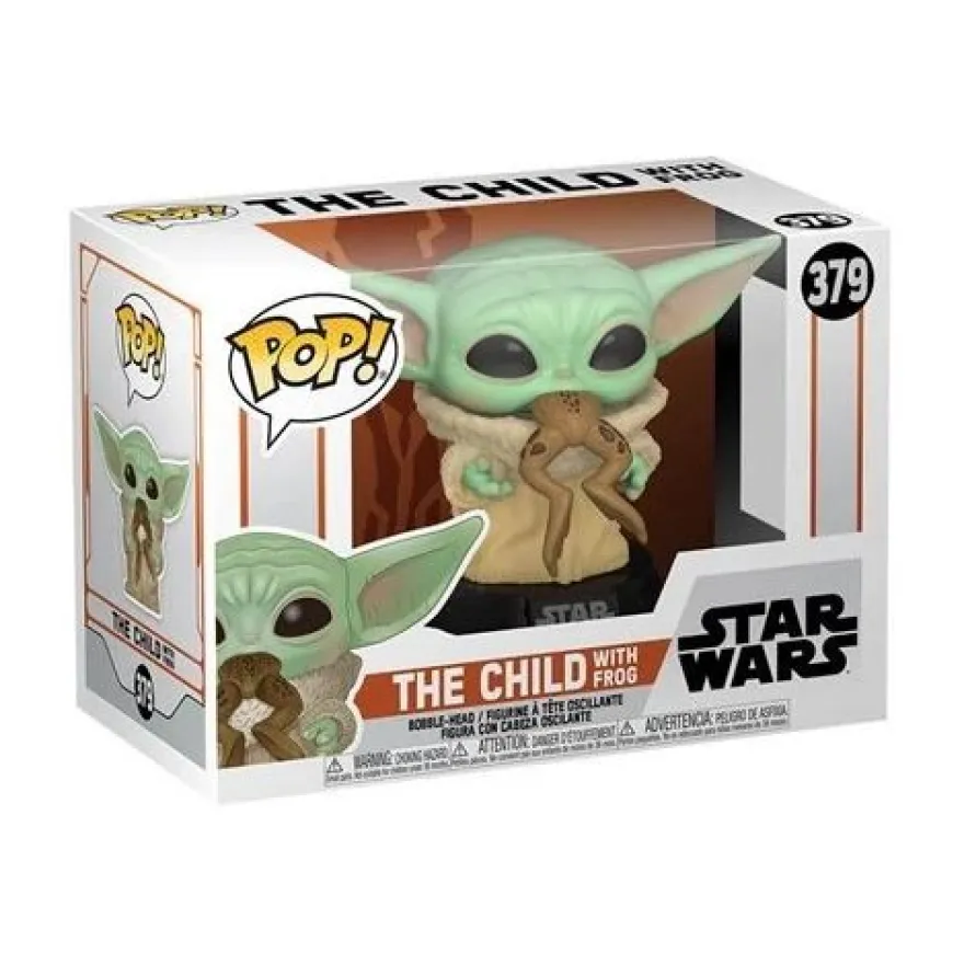Star Wars Mandalorian Funko Pop! Vinylfigur The Child (with Frog) 379