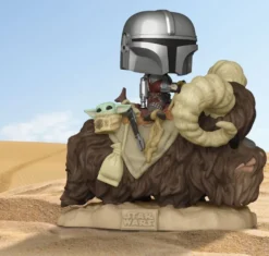 Star Wars Mandalorian Funko Pop! Vinylfigur Mandalorian & Child on Bantha 416
