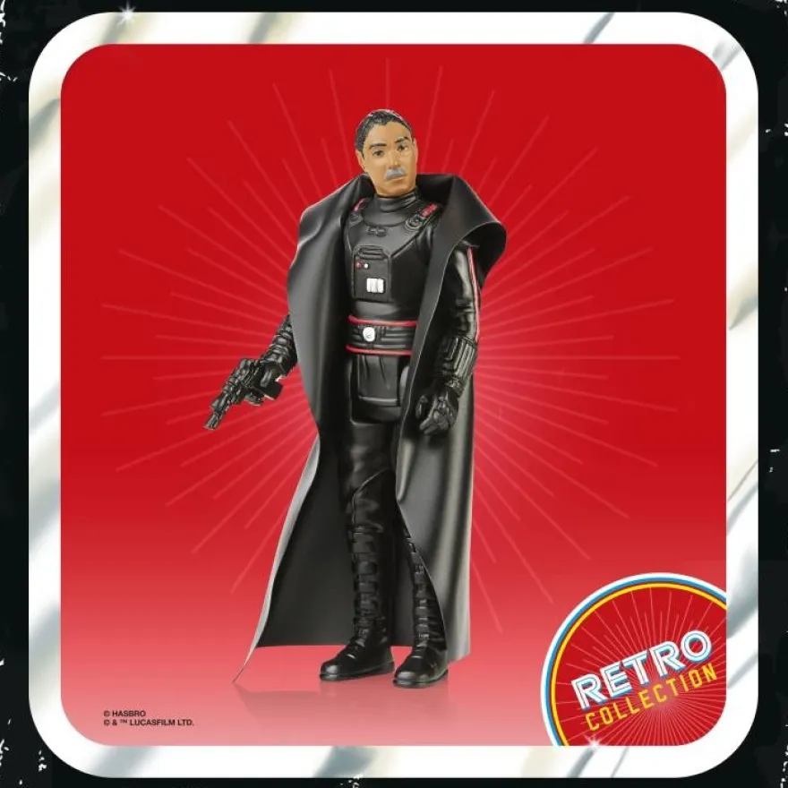 Star Wars Mandalorian Retro Collection Actionfigur 10 cm Moff Gideon