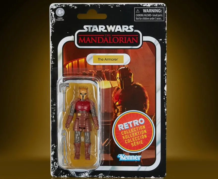 Star Wars Mandalorian Retro Collection Actionfigur 10 cm The Armorer