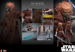 Star Wars Movie Masterpiece Actionfigur 1/6 Plo Koon 31 cm
