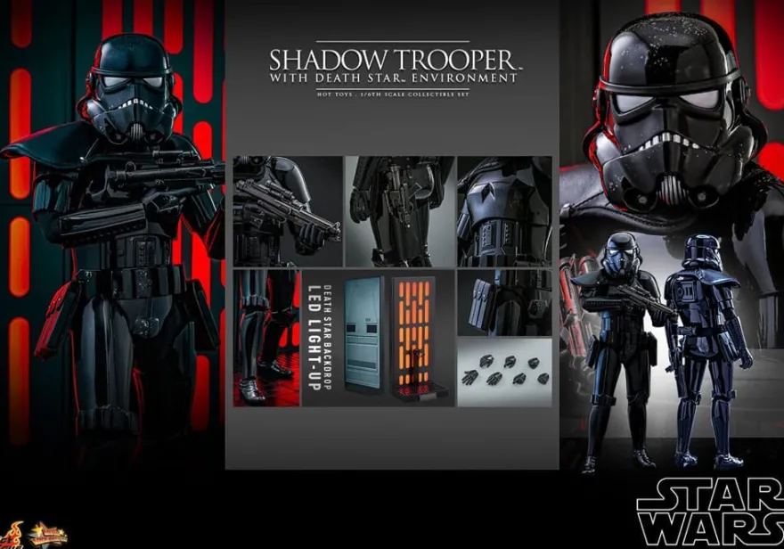 Star Wars Movie Masterpiece Actionfigur 1:6 Shadow Trooper with Death Star Environment 30 cm