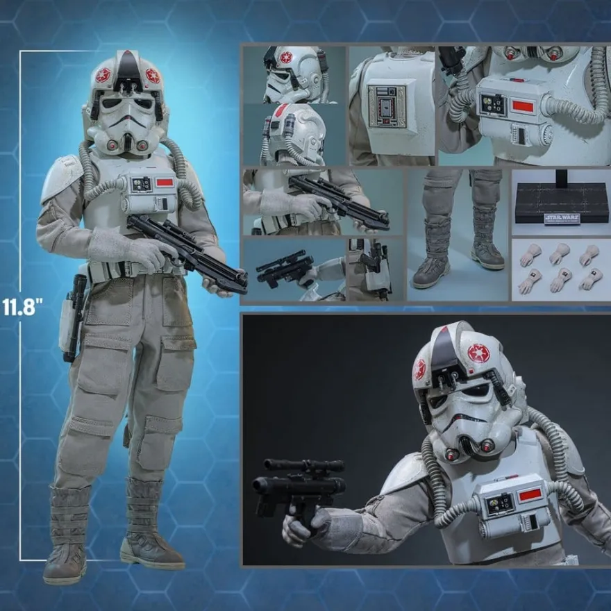 Star Wars Movie Masterpiece Actionfigur 1/6 Imperial Remnant AT-AT Driver 30 cm