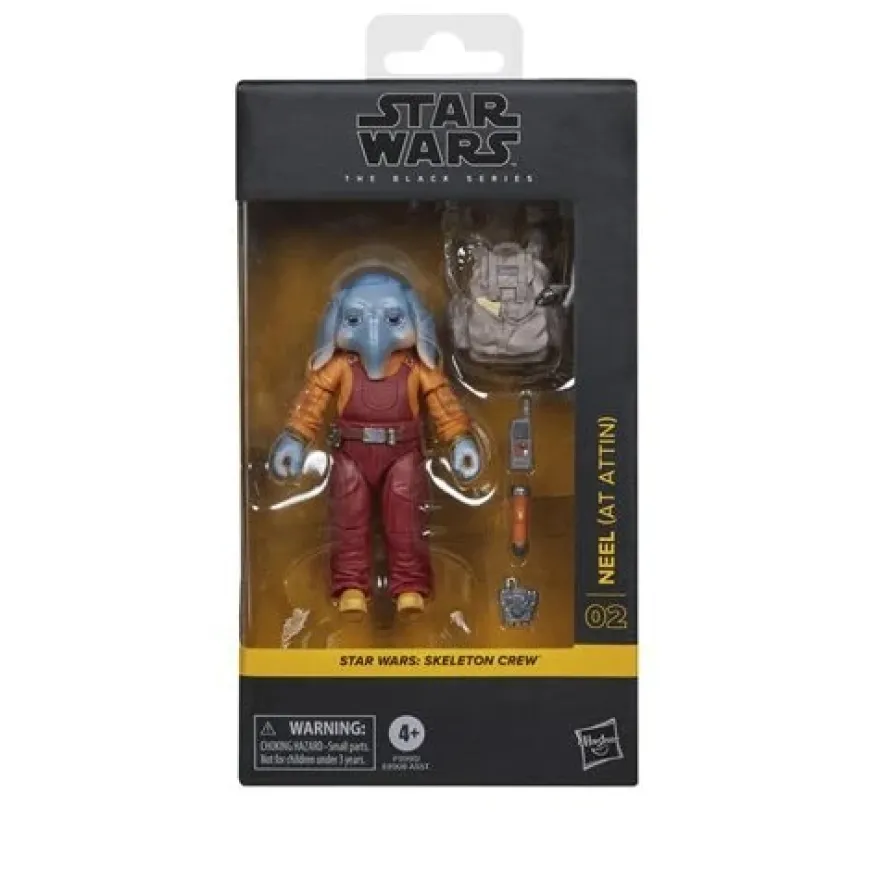 Star Wars Skeleton Crew Black Series Actionfigur Neel (At Attin) 15 cm