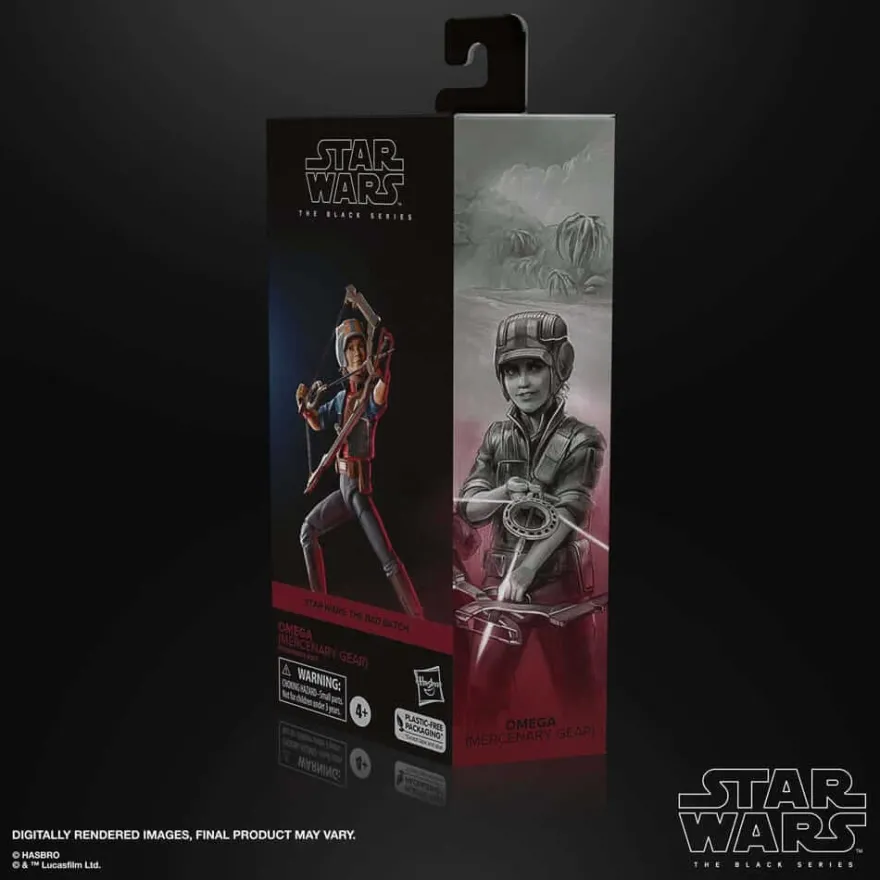 Star Wars The Bad Batch Black Series Actionfigur Omega (mit Söldner-Ausrüstung) 15 cm