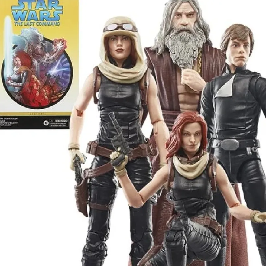 Star Wars The Black Series The Last Command Luke Skywalker, Luuke, Joruus C'baoth, Mara Jade