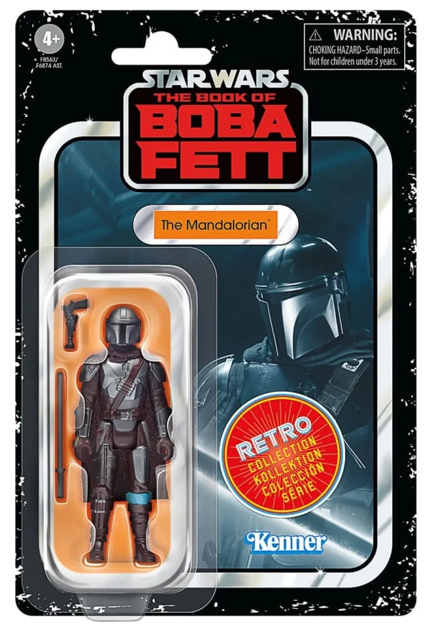 Star Wars: The Book of Boba Fett Retro Collection Actionfigur The Mandalorian 10 cm