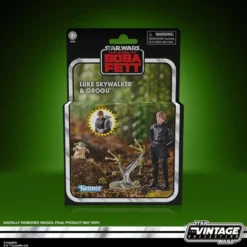 Star Wars: The Book of Boba Fett Vintage Collection Actionfiguren Luke Skywalker & Grogu 10 cm
