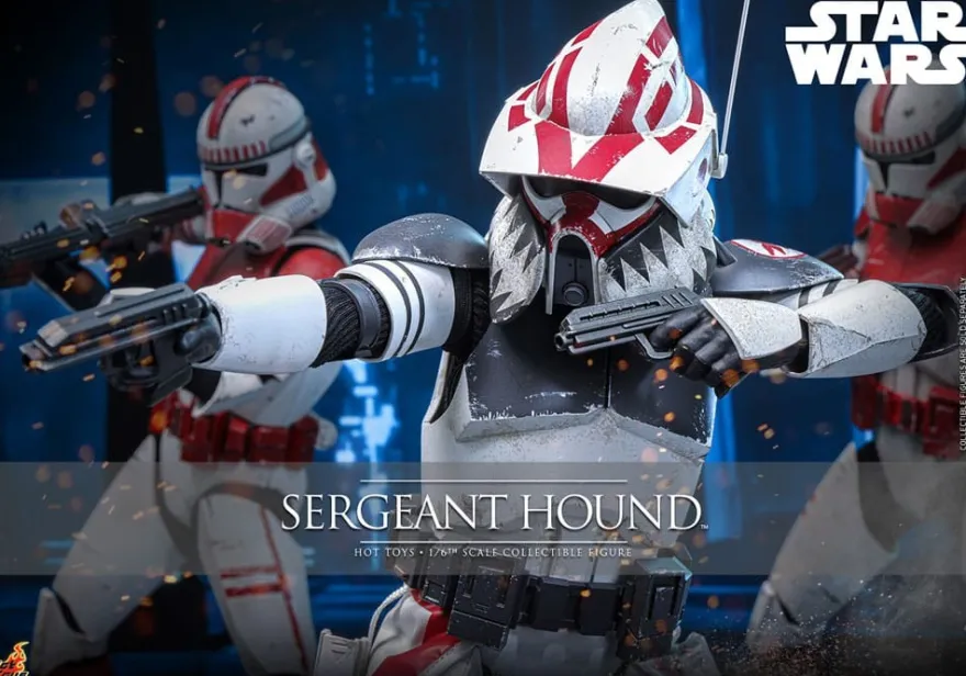 Star Wars: The Clone Wars Actionfigur 1/6 Sergeant Hound 30 cm
