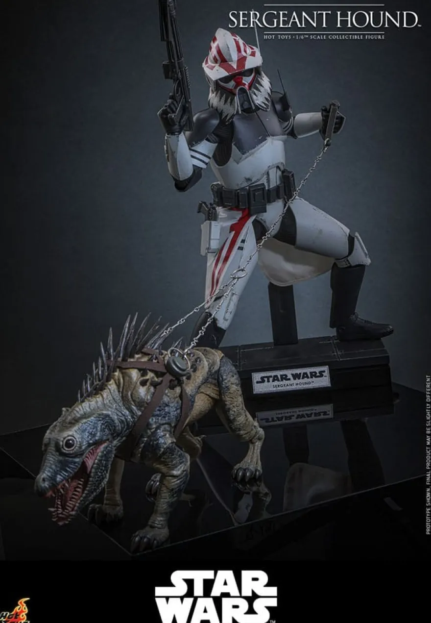 Star Wars: The Clone Wars Actionfigur 1/6 Sergeant Hound 30 cm