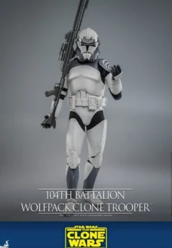 Star Wars The Clone Wars Actionfigur 1/6 104th Battalion Wolfpack Clone Trooper 30 cm
