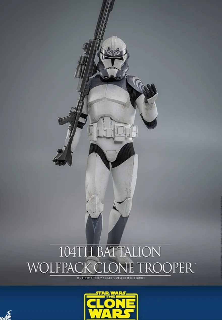 Star Wars The Clone Wars Actionfigur 1/6 104th Battalion Wolfpack Clone Trooper 30 cm