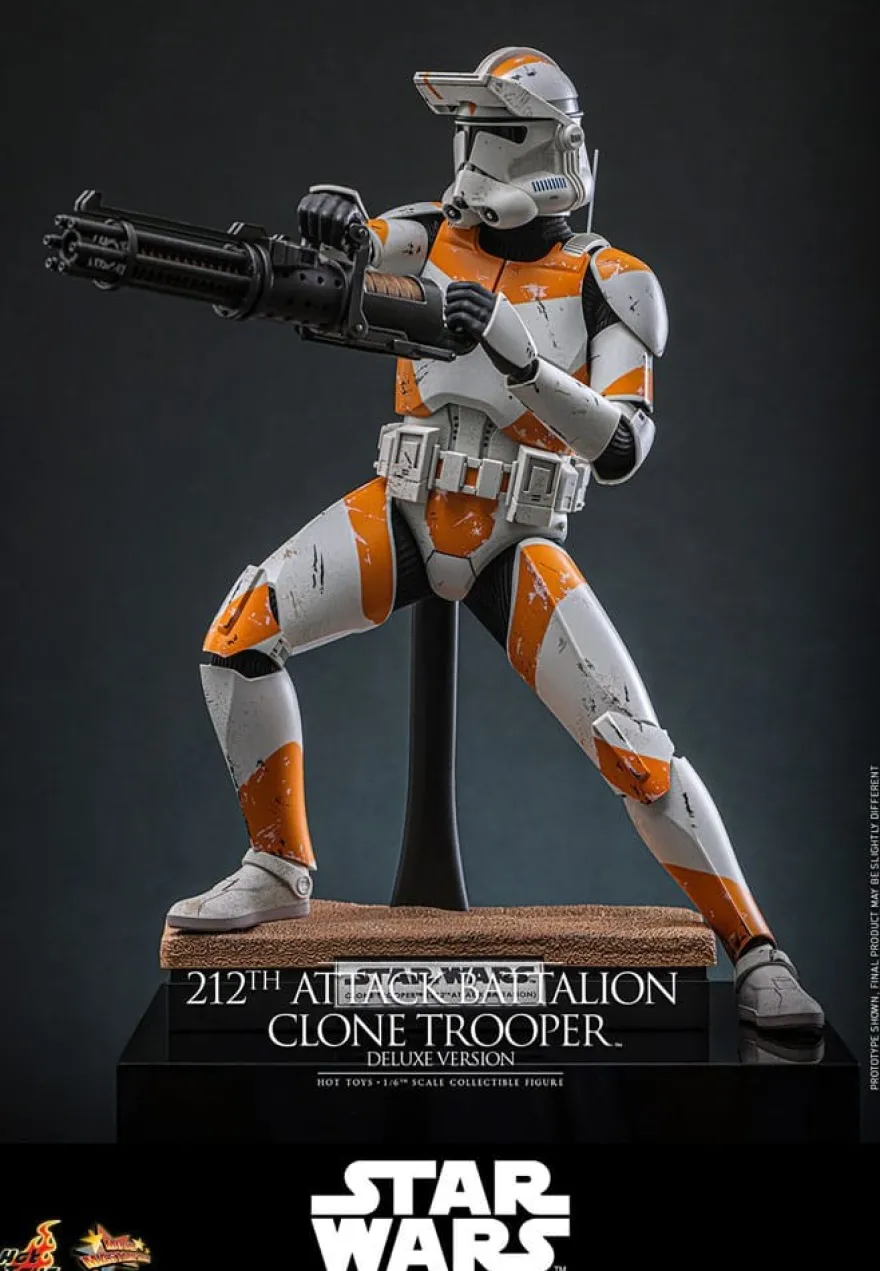 Star Wars: The Clone Wars Actionfigur 1/6 212th Attack Battalion Clone Trooper Deluxe Version 30 cm
